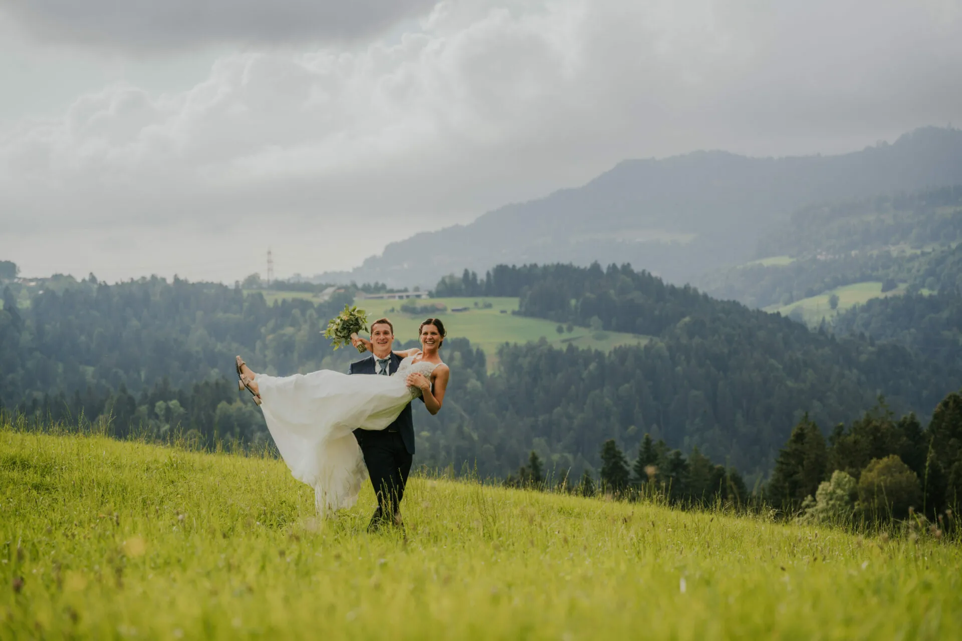 Ein Moment am großen Tag