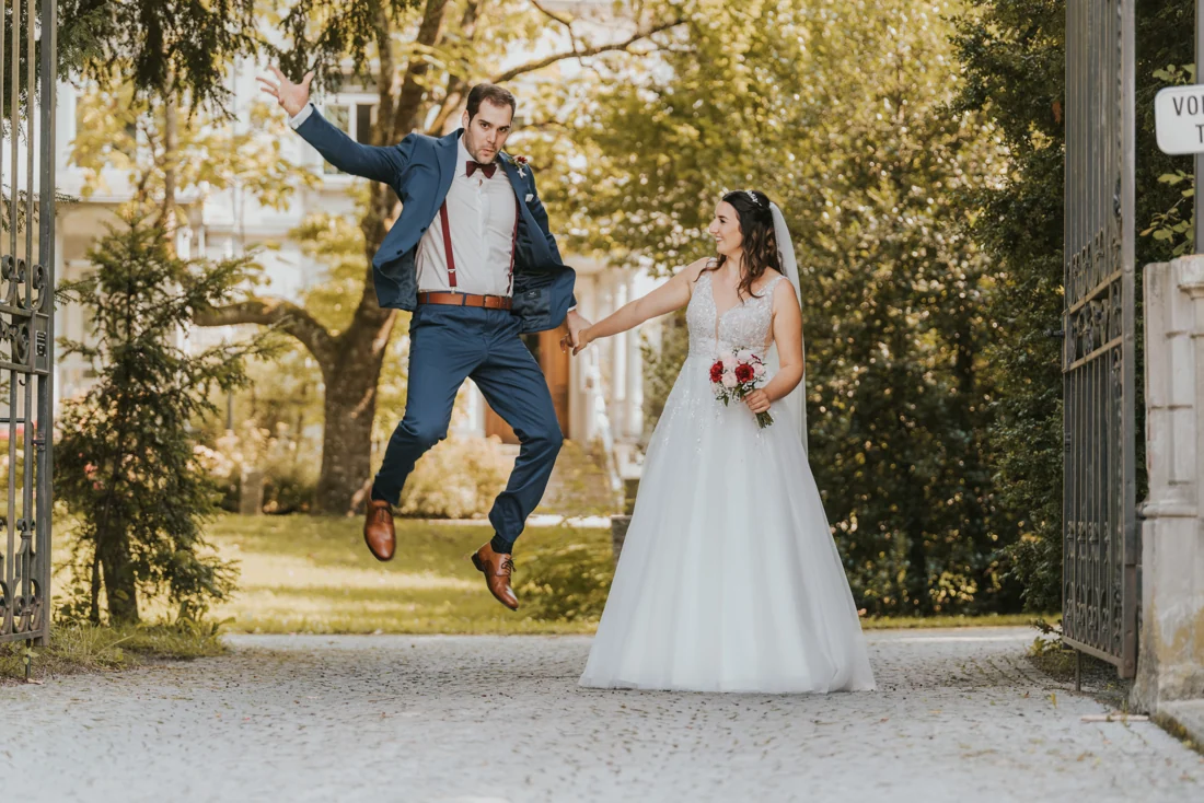 Aus einer Hochzeit in der Basilika Rankweil