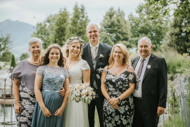 Gruppenbild der Gäste in Rankweil Brederis