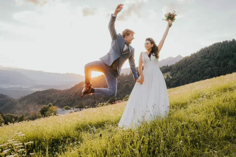 Ein Toast auf das Paar, Hochzeitsfotografie in Vorarlberg