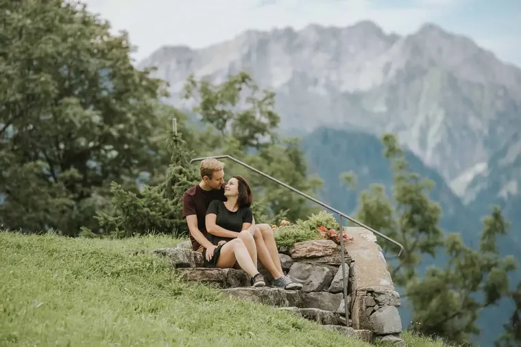 Tanzen ohne Musik, Paarshooting in Vorarlberg